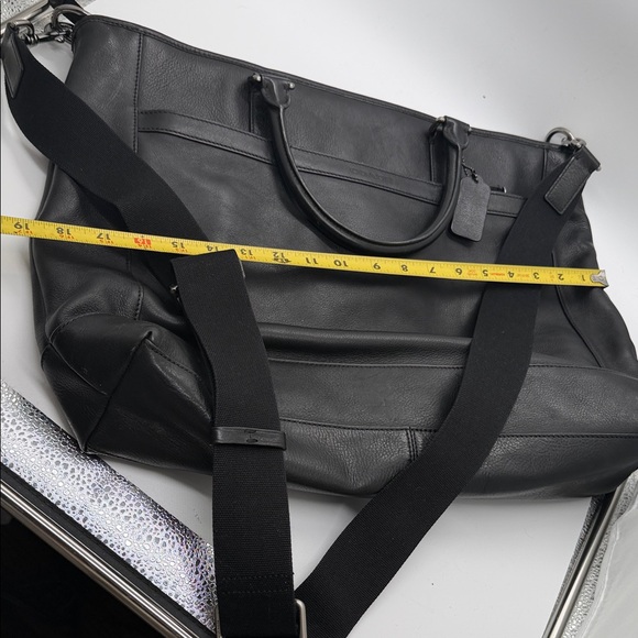 Black Leather Men's Bag - Picture 13 of 14
